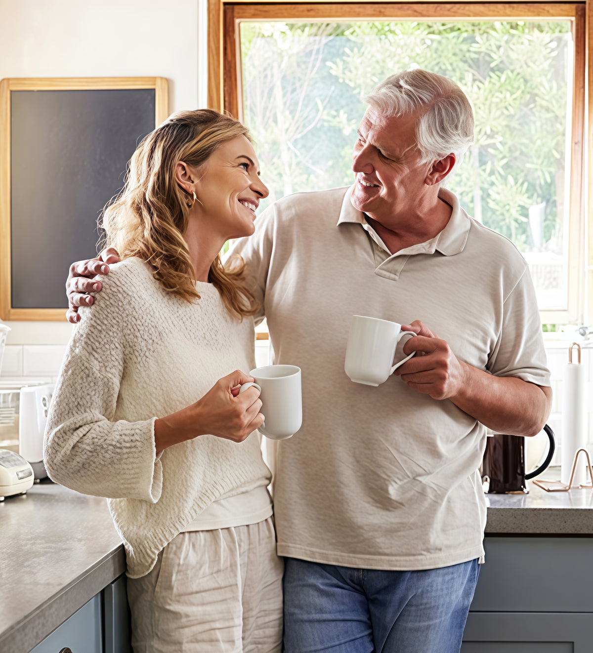 Couple enjoying everyday wellness